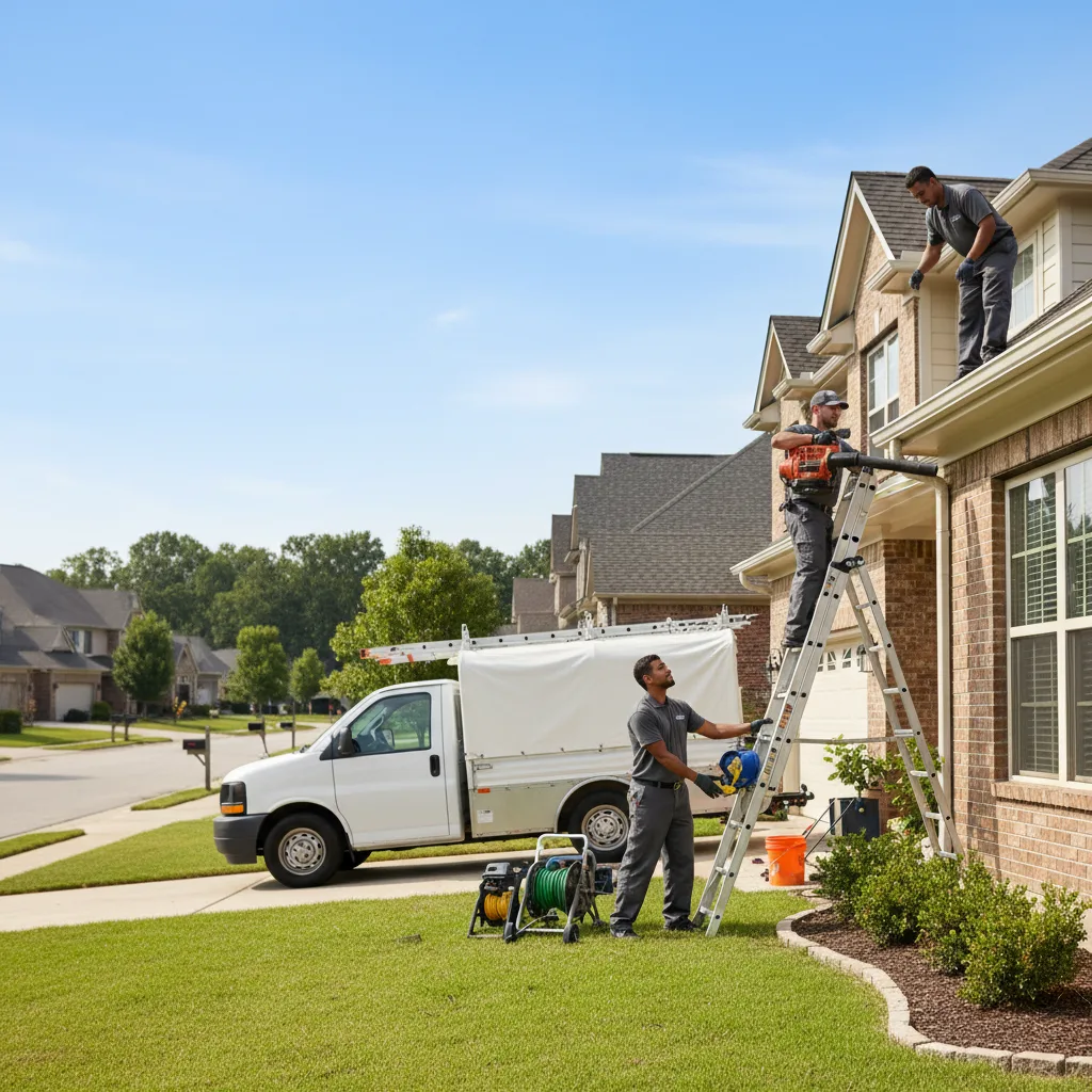 Home Gutter Service in Twin Oaks, OK near me